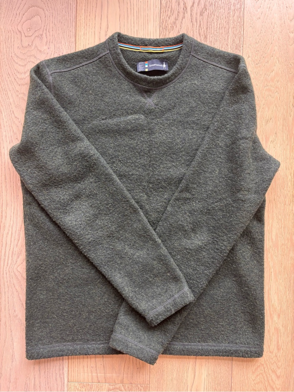 Smartwool Men's Olive Green Crewneck Sweater